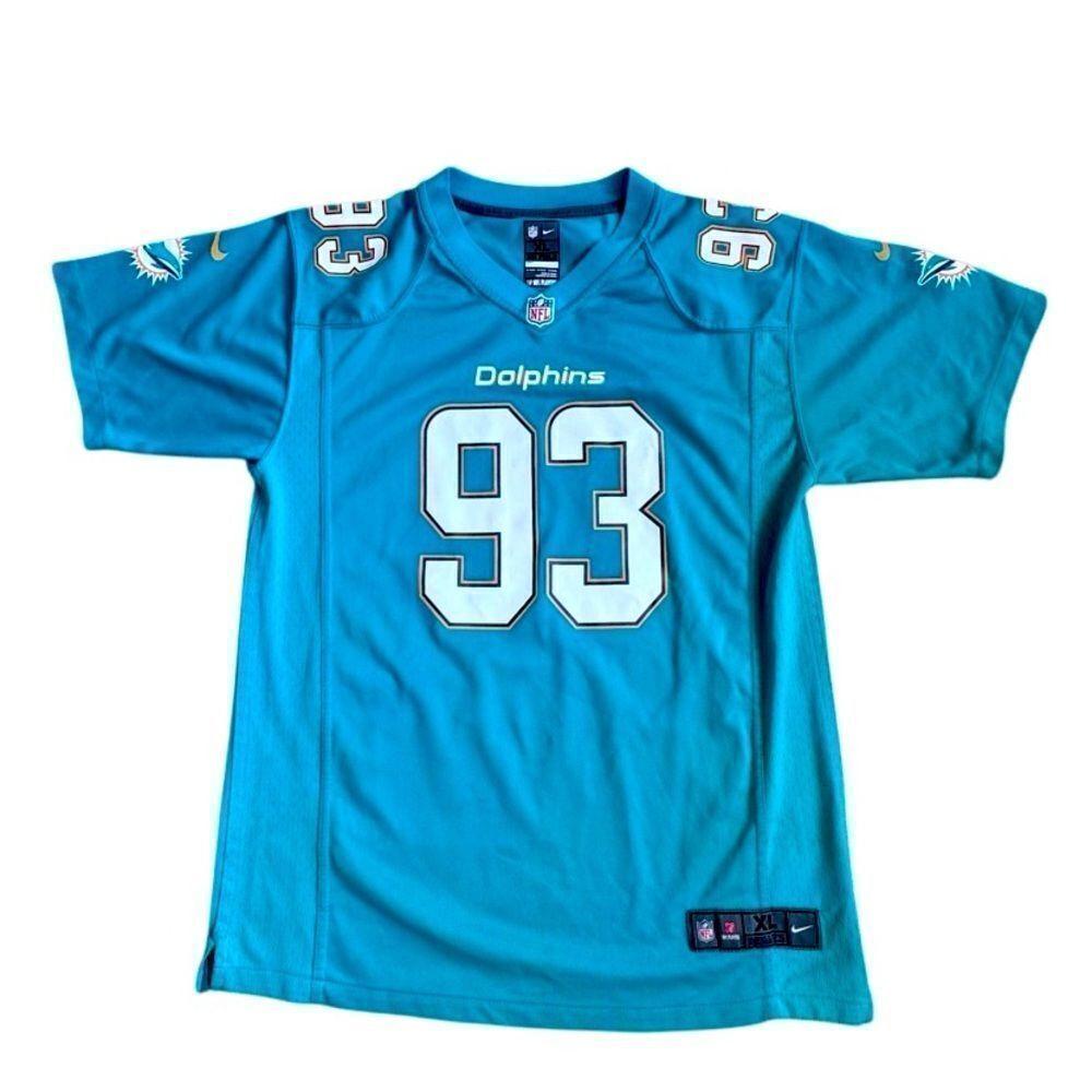 Nike NFL Football Jersey Dolphins 93 Ndamukong Suh Youth XL